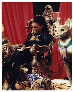 Eartha Kitt autograph
