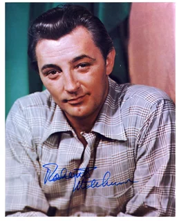 Robert Mitchum autograph