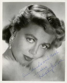 Dorothy Malone autograph