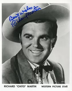 Richard Martin autograph