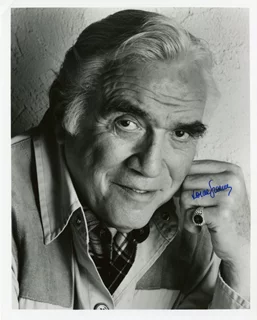 Lorne Greene autograph