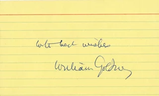 William Golding autograph