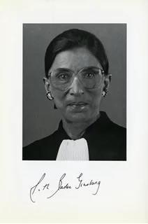 Ruth Bader Ginsburg autograph