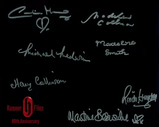 Hammer Horror autograph