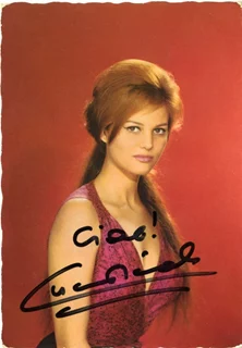 Claudia Cardinale autograph