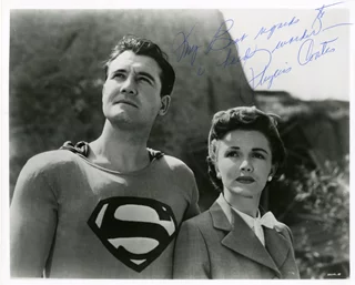 Phyllis Coates autograph