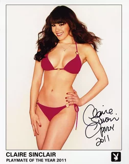 Claire Sinclair autograph