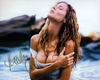 Heidi Klum autograph