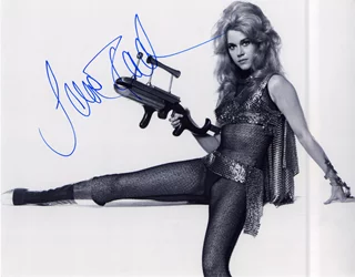 Jane Fonda autograph