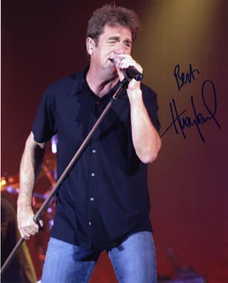 Huey Lewis autograph
