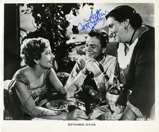 September Affair autograph