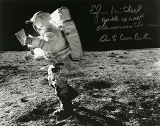 Edgar Mitchell autograph