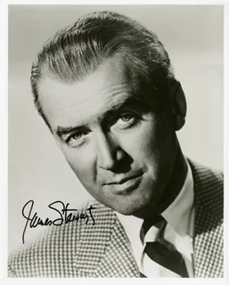James Stewart autograph
