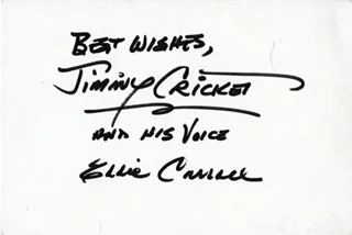 Eddie Carroll autograph