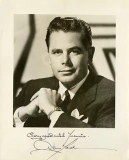 Glenn Ford autograph