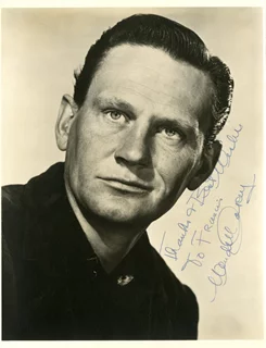 Wendell Corey autograph