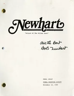Bob Newhart autograph