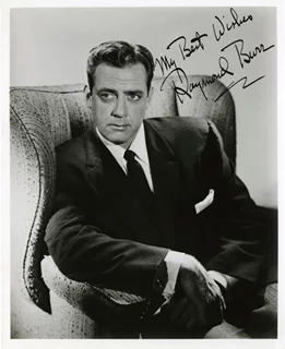 Raymond Burr autograph