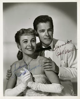 Marge and Gower Champion autograph