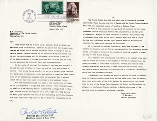 Paul W. Tibbets autograph