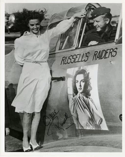 Jane Russell autograph