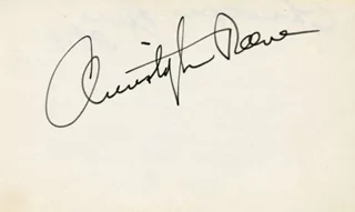 Christopher Reeve autograph