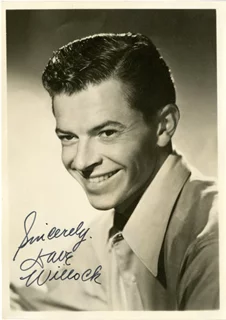 Dave Willock autograph