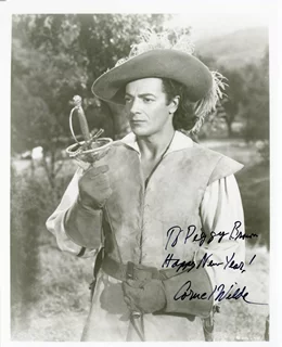 Cornel Wilde autograph