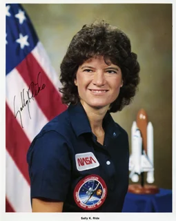 Sally K. Ride autograph