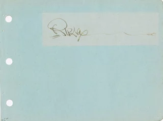 Robert Ripley autograph