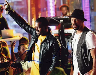 Kanye West and Common autograph
