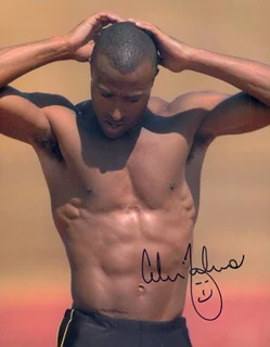 Colin Jackson autograph