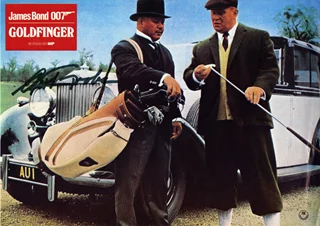 Gert Frobe autograph