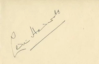 Cedric Hardwicke autograph