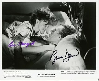 Middle Age Crazy autograph