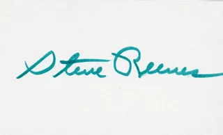 Steve Reeves autograph