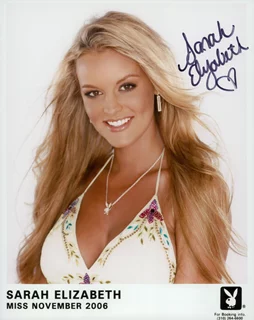 Sarah Elizabeth autograph