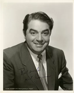 Kurt Kasznar autograph