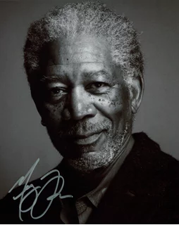 Morgan Freeman autograph