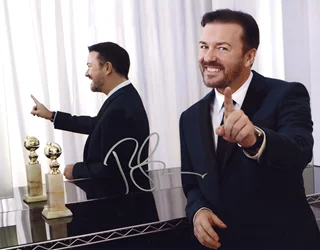 Ricky Gervais autograph