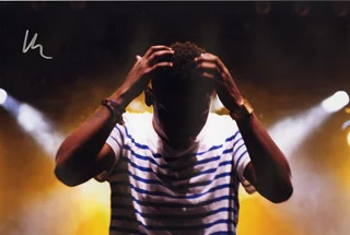 Kendrick Lamar autograph