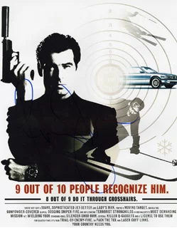 Pierce Brosnan autograph