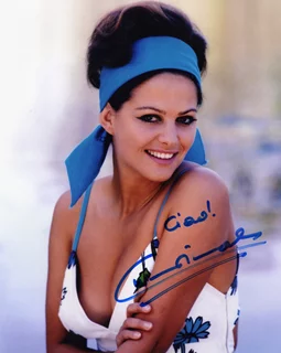 Claudia Cardinale autograph
