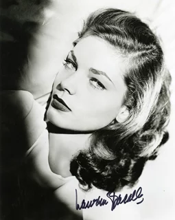 Lauren Bacall autograph