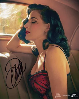 Dita Von Teese autograph