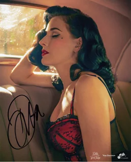 Dita Von Teese autograph