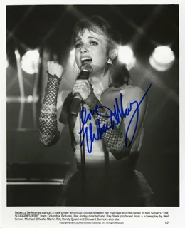Rebecca DeMornay autograph