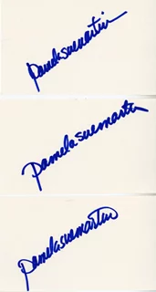 Pamela Sue Martin autograph