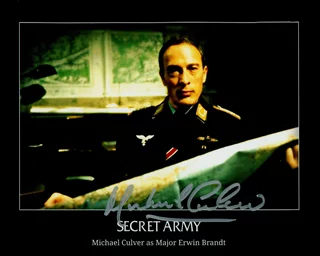 Michael Culver autograph