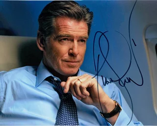 Pierce Brosnan autograph